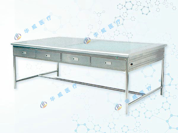 F9 不銹鋼工作臺(tái) 雙面、8抽帶燈